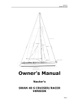 Owner`s Manual Nautor`s SWAN 48 S CRUISER/RACER
