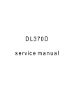 service manual DL370D