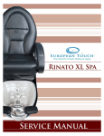 Rinato XL Spa Service Manual