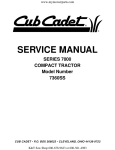 SERVICE MANUAL - K&T Parts House Lawn Mower Parts & Chain