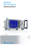 R&S®ESPI Operating Manual