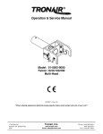 Operation & Service Manual Model: 01-0505-0000 Falcon