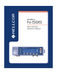 Nellcor OxiMax N595 Operator`s Manual