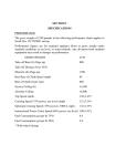 SECTION I SPECIFICATIONS PERFORMANCE The gross weight of