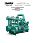 MODEL YST CENTRIFUGAL LIQUID CHILLERS