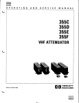 HP355C/D/E/F Manual