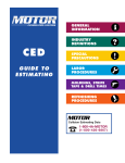 GUIDE TO ESTIMATING - MOTOR Information Systems