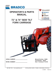 side tilt fork carriage