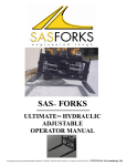 Ultimate Adjustable Forks Operator Manual