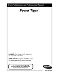 Invacare Power Tiger Owner`s Manual