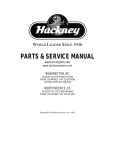 Hackney Parts & Service Manual