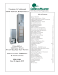 Install Manual - Climatemaster