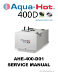 SERVICE MANUAL AHE-400-D01 - Aqua