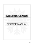 BACCHUS GENIUS SERVICE MANUAL