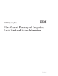 IBM Fibre Channel Planning and Integration: User`s Guide and Service