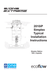 EOne Installation Instructions Simplex 2010iP