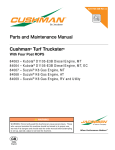 Cushman® Turf Truckster® Parts and Maintenance