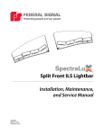 SpectraLux Split Front ILS Lightbar