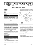 VRSCF Rigid Saddlebags Instruction Sheet - Harley