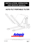 Autotilt Manual - Autoquip Corporation