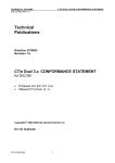 CT/e Dual 3.x CONFORMANCE STATEMENT