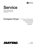 9 MB 19th Jul 2013 16023432 Maytag Compact Dryer Service Manual