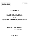 Service Manual  - Appliance Factory Parts