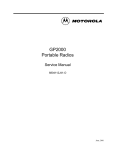 GP2000 Portable Radios