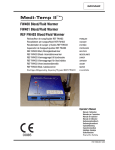 Gaymar FW400 Operator`s Manual