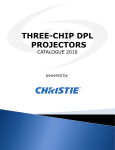 THREE-CHIP DPL PROJECTORS