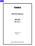 IP-011 Parts and Service Manual