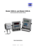 GSE350-355 IS Indicator User Manual - Avery Weigh