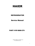 Haier HSP03WMA Service Manual