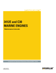 3412E and C30 Marine Engines-Maintenance - Safety