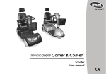Comet & Comet HD Scooter User Manual