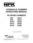 H050-9630G GH7 - GH50 Hyd Ham Operators Manual 4-14