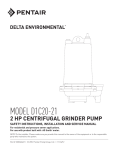 MODEL D1C20-21 - Pentair Water Literature