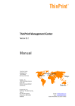 ThinPrint Management Center manual (English)