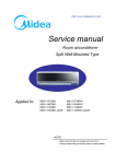 Servive Manual for Vertu R410A