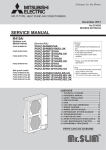 SERVICE MANUAL - Aire Acondicionado Mitsubishi Electric