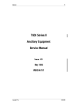 T800 Series II Ancillary Equipment Service Manual