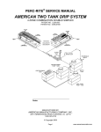 Dealer`s Manual 15 GPM Two Tank Pretreat