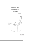 Refraction Table HRT-7000 Huvitz