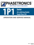 1P1 Operation and Service Manual