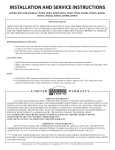 Prep Table Operation & Service Manual