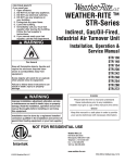 STR-Series Installation, Operation and Service Manual