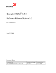Brocade EFCM 9.7.2 Software Release Notes v1.0