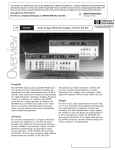 HP 8903B/E Audio Analyzer/Distortion Analyzer, 20 Hz to 100 kHz