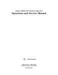 Operation and Service Manual