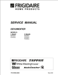 SERVICE MANUAL - ApplianceAssistant.com